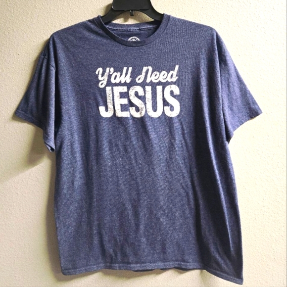 Humor "Y'all Need Jesus" T-Shirt - Picture 3 of 7